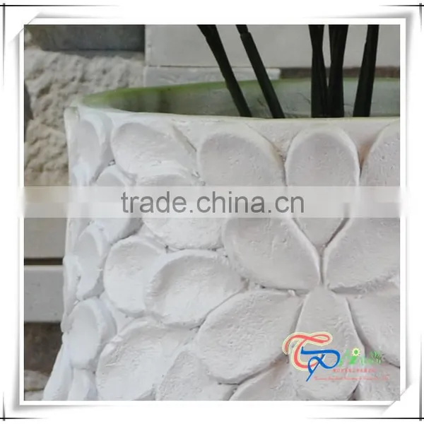 Popular Indoor Large Decorative Fiberglass Planters photo-4