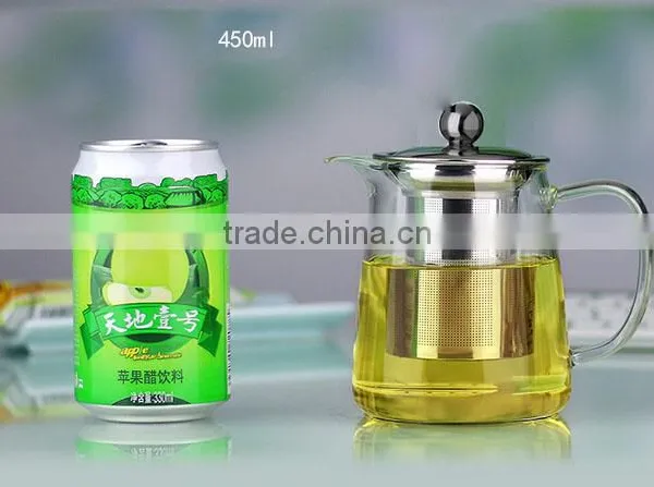 Glass Tea Pot With Tea Strainer Pots With Strainer Lids Glass Infusion Tea Pots photo-2