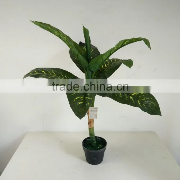 Artificial Dieffenbachia Fake Green Plant photo-5