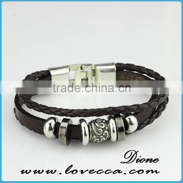 Braided Adjustable Nautical Leather Bracelets for Women photo-2