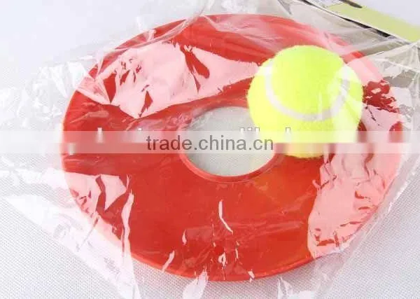 2PC Plastic Pet Toy Hollow Frisbee With Tennis Ball/new Design Hot Sale Dog Toy photo-3