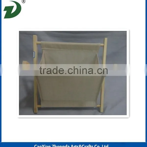 Foldable Tabletop Magazine Racks With Wood Frame photo-3