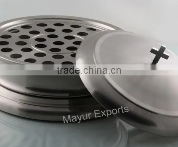 Stainless Steel Stacking Communion Tray Set photo-3