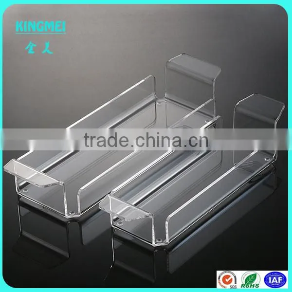 Wholesale Custom Lucite Plastic Rectangle Pop Acrylic Serving Tray Acrylic Condiments Tray photo-5