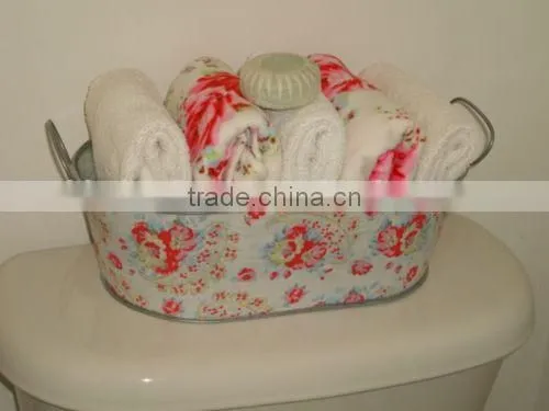 Metal Oval Bucket/ Towel Tub photo-2