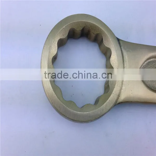 DIN7444 Ring Slogging Spanner 14~185mm Hammer Striking Box Wrench Alloy Hand Tools photo-2