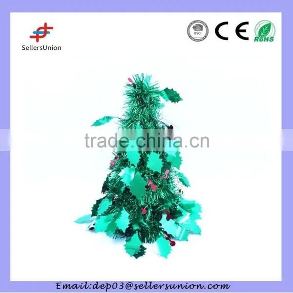 2015 PET Moving Christmas Decoration, Mini Crystal Christmas Tree