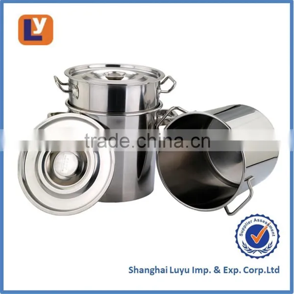 Large Household Stainless Steel Soup Pot Oil Pot With Lid photo-5