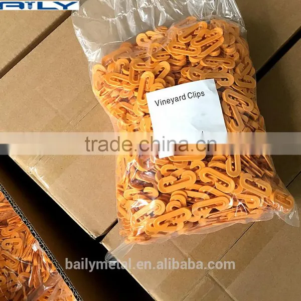 Factory Custom Various Sizes Metal Galvanized Wire Clip, Vineyard Trellis Post Clip for Vineyard photo-4