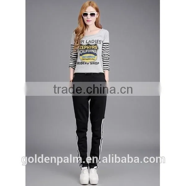 Womens Custom Jogger Gym Pants Sports Long Rash Guard Pants
