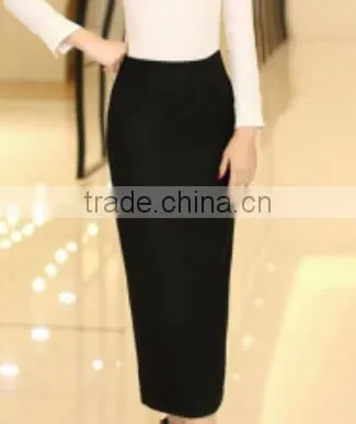 Latest Lady Pencil Short Skirt in Jersey/Split Step Skirt photo-3