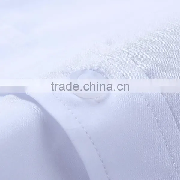 HOT!Custom Made Men Plain TC Polyester Cotton Corporate/office Uniform Work Shirts With Logo Printing photo-3