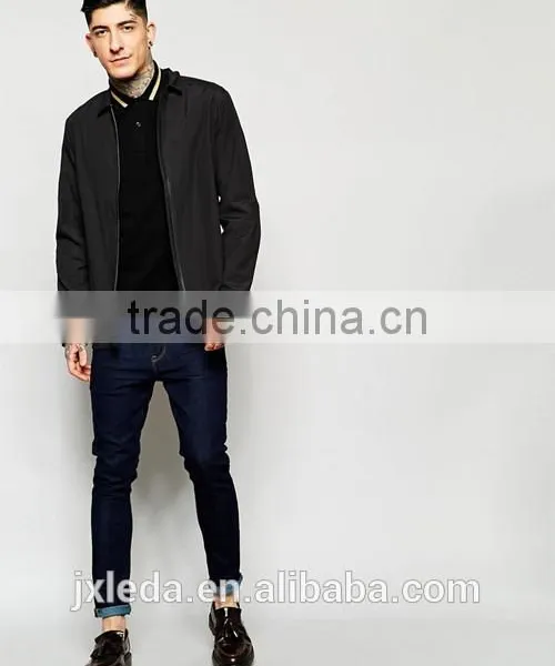 High Quality Casual Fit Men Black Pique Polo Shirt Manufacturer in China photo-4
