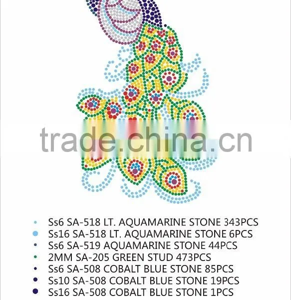 2017 To Customize the High Quality Birds Hot Fix Rhinestone for Clothing photo-5