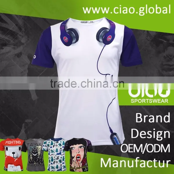 Breathable OEM Service Lycra Fabric Heat Transfer Plus Size Women Clothing
