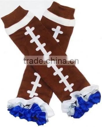 Factory Wholesale Football Baby Leg Warmers Knit Baby Leggings for Fall/Winter photo-3