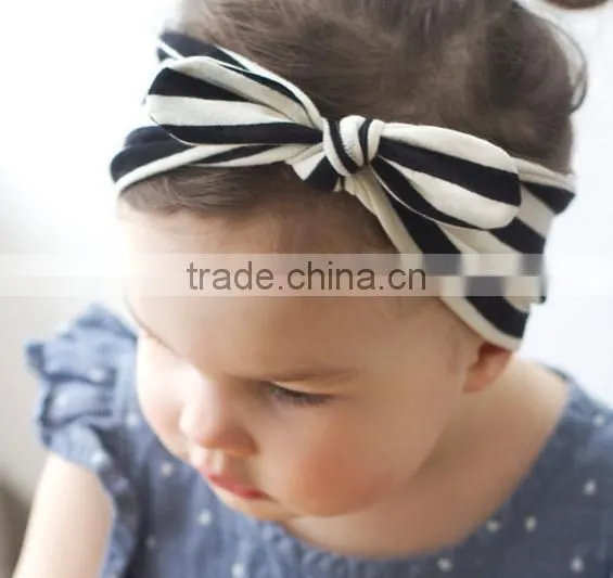 Wholesale Top Baby Knotted Hair Headband Cotton Headbands photo-6