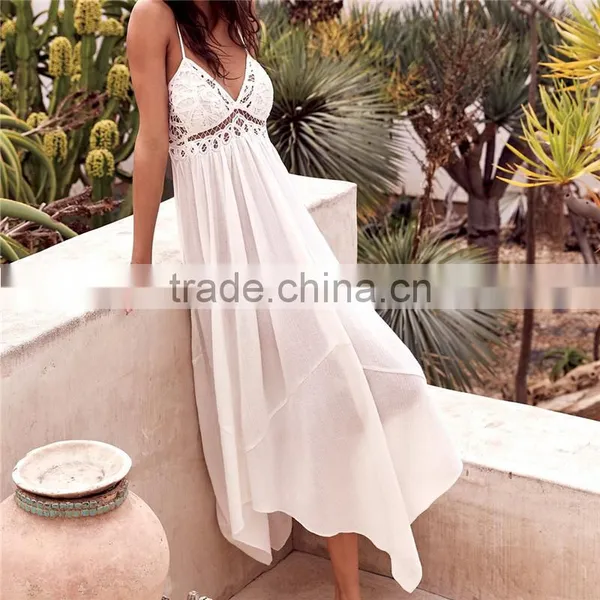 2017 OEM Summer Modern Sexy Beach Dresses With Thin Straps photo-3