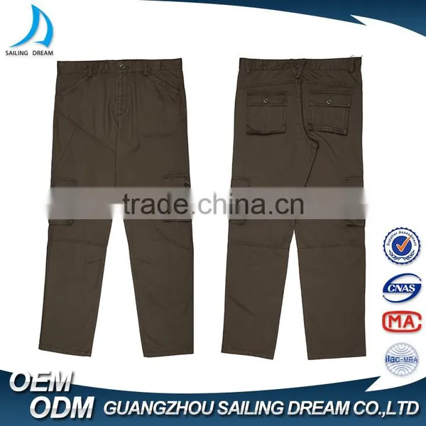 Wholesale Price Trade Assurance Nice Workmanship Promotional Mens Baggy Cargo Pants With Bellows Pockets photo-3