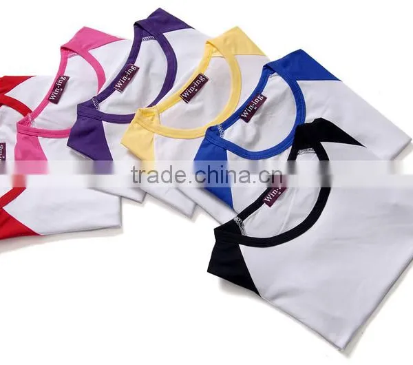 Cheap Combination White&black Color Blank Long Sleeve t Shirt photo-3