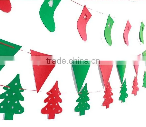 Hot Selling Christmas Party Decoration Bunting Flag/ Pennant photo-3