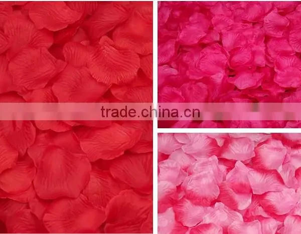 SILK ROSE PETALS FOR ANY WEDDING CELEBRATION - CONFETTI - 37 COLOURS photo-4