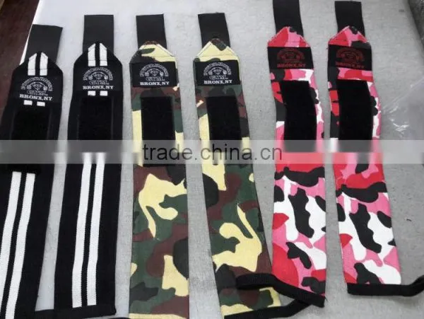 Custom Camo Printed Crossfit Fitness Wrist Wraps With Customized Logo photo-2