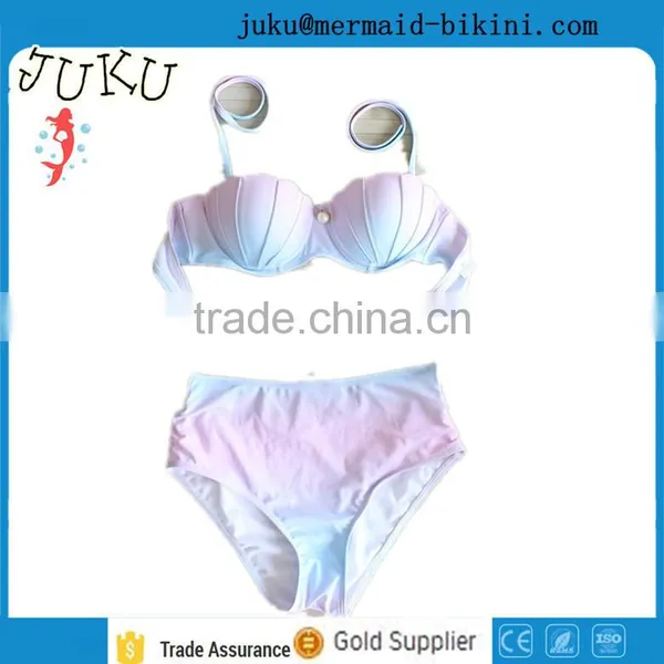 Kids Girls Mermaid Swimming Costumes Swimmable Bikini Set Swimwear Swimsuit photo-3