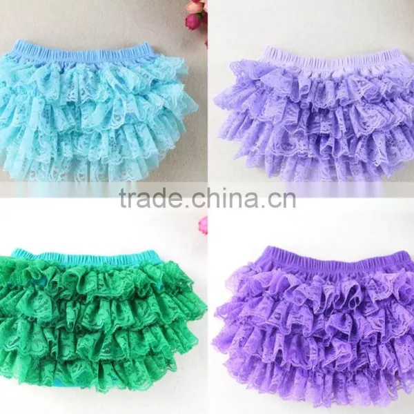 New Arrival Baby Bloomers Wholesale Multi-color Softful Ruffle Bloomers photo-6