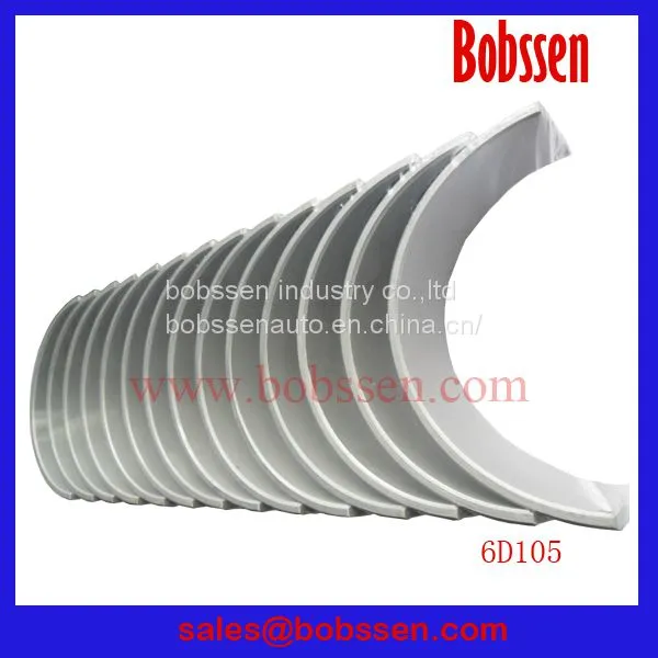 6136-21-8000 6D105-1 S6D105-1 SA6D105-1 Main Bearing Conrod Bearing Komatsu Generator Shovel Engine Bearing photo-2
