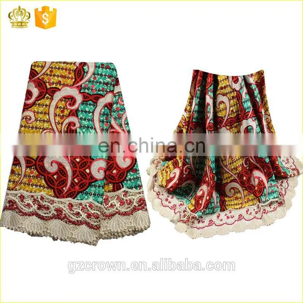 Fashion New Arrival French Net Lace African Wax Cotton Fabric Veritable Embroidery Lace FabricH170112005 photo-2