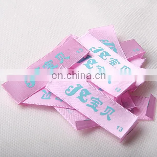Custom Printed Garment Silk Wash Care Satin Label photo-6