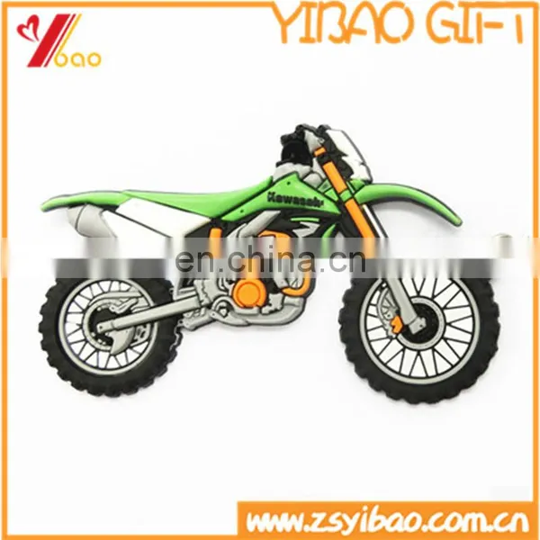 Creative 3D Motorcycle Soft PVC Simulation Food Keychain