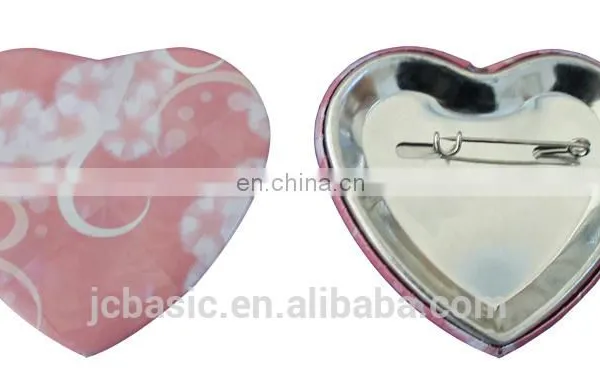 Custom Heart Shaped Lapel Pin With Butterfly Clutch photo-5