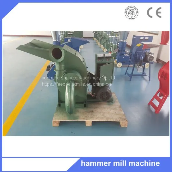Capacity 300-500kg/h Hammer Mill Grinder Machine With Cyclone photo-3