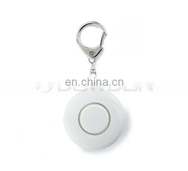 Promotional Gift Round Shaped Mini Keychain Personal Alarm With LED Light photo-4