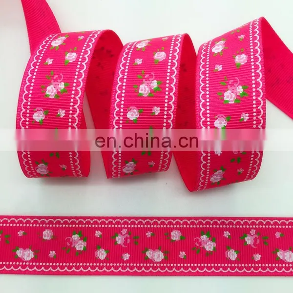 Daiyuan 16mm Wide Printed Grosgrain Ribbon DIY Bow photo-3