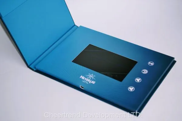 Luxury Custom 2GB Memory A5 A4 Brochure Booklet HD LCD Video Gift Box photo-5