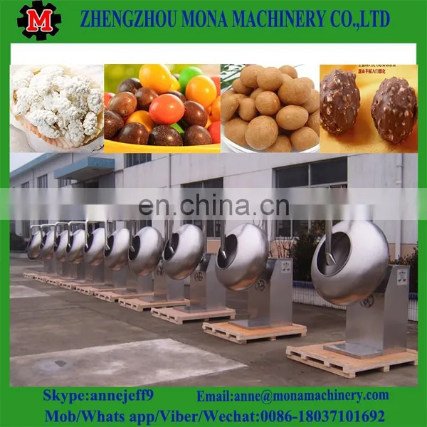 Energy Saving Coated Peanut Nut Bean Pill Chocolate Coatedmachine/candy Pan Coating Machine/sugar Coated Machine photo-5