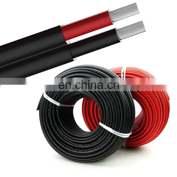 2x10mm2 Panel Collecting Cable Twin Core dc Solar Cable photo-5