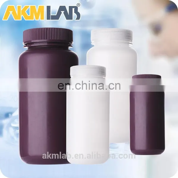 AKMLAB Laboratory White or Brown PP Plastic 30ml 60ml 125ml 250ml 500ml 1000ml 2000ml Reagent Bottle photo-3