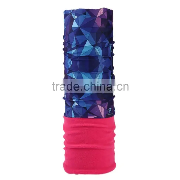 New Products 2016 Multifunctional Fashional Neck Tube Red Polar Fleece Bandana
