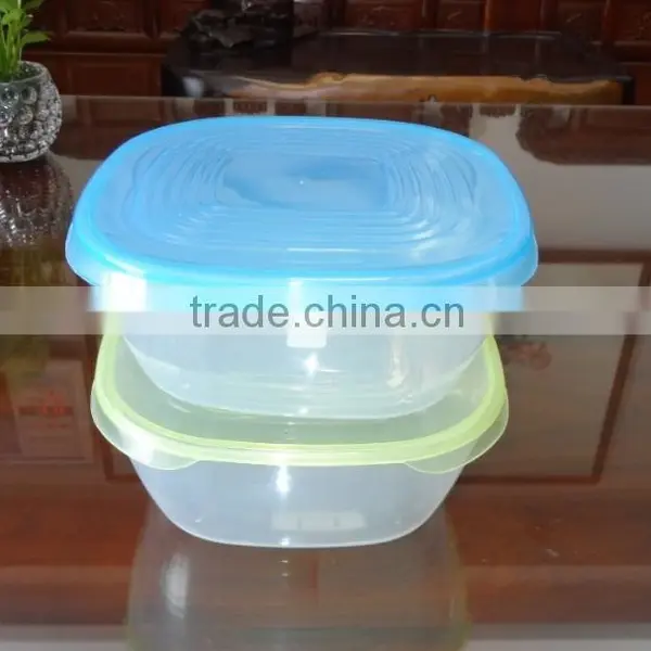 2200ml Square Plastic Food Storage Container / Food Storage Box, Microwavable photo-2