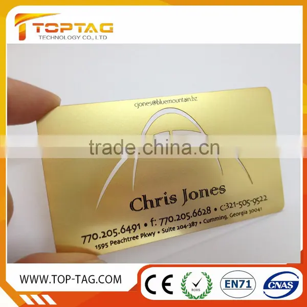 Direct Factory Metal Engraved Custom Cheap Metal Business Card photo-4