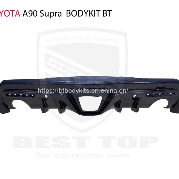 Для реарного диффузора Toyota A90 Supra из углеродного волокна с обновлением внешнего вида