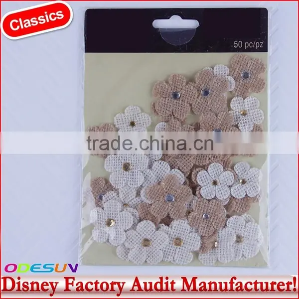 Disney Universal NBCU FAMA BSCI GSV Carrefour Factory Audit Manufacturer Opp Bag Blossom Burlap Rose Flowers With Dark Blue photo-4