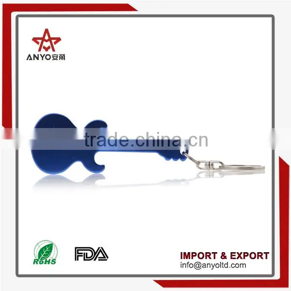 Factory Direct Sales Made in China Newable Guitar Keychain Metal Bottle Opener photo-4