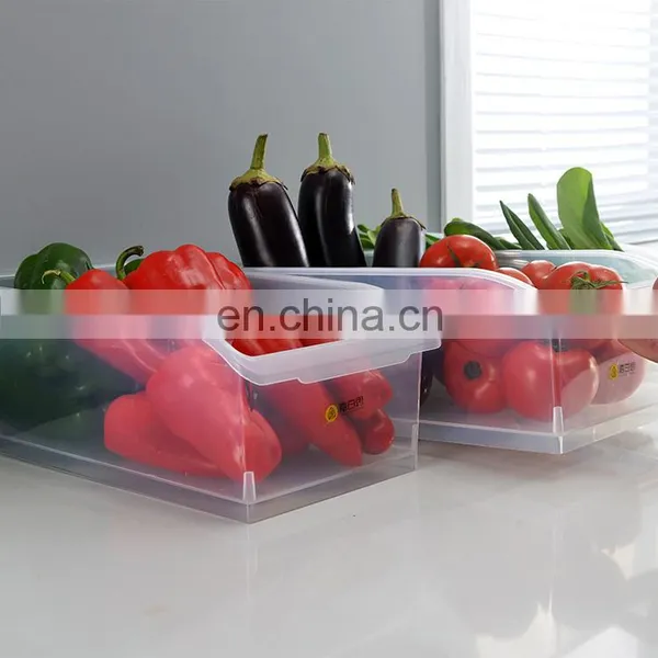 Good Price Kitchen Rectangular Plastic Refrigerator Storage Box photo-4