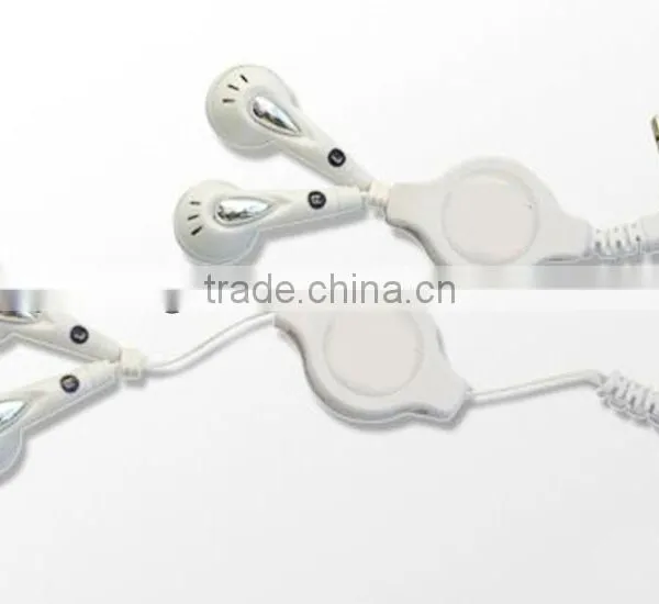 Retractable Headphone for Mp3, Radio, Multimedia Players