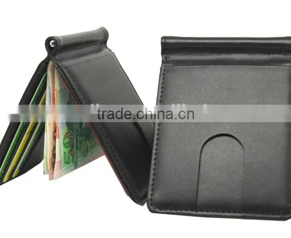 New Geniune Nappa Leather Wallet for Men Bifold Wallet With Money Clip photo-3